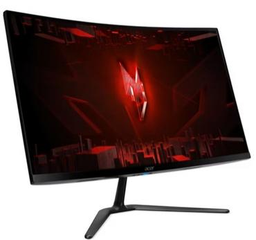 Монитор Acer Nitro ED270Zbmiipx, 27'' FHD (1920x1080) VA, Curved 1500R, ZeroFrame, 280Hz, 1ms (VRB), HDR10, 250nits, FreeSync Premium, 2xHDMI,Speakers, DP, Audio Out, VisionCare, Energy Class E, Black, 2Y