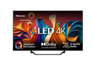 Телевизор Hisense 50' A7NQ, 4K Ultra HD 3840x2160, Quantum Dot, Light Sensor,HDR 10+, HLG, Dolby Vision, Dolby Atmos, Smart TV, WiFi 5GHz, WiFi Direct, BT, Anyview Cast, 3xHDMI, 2xUSB, LAN, CI+, DVB-T2/C/S2, Dark Grey