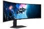 Монитор Samsung LS49CG950, 49' Odyssey G9 GAMING, Curved VA, 1000R, 240Hz, 32:9, 5120 x 1440, 450 cd/m2, Display Port, HDMI, Micro HDMI, USB Hub, Black