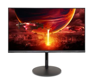 Монитор Acer Nitro XF240YX1biiph, 23.8'' FHD (1920x1080) IPS, ZeroFrame, 200Hz, 1ms (VRB), HDR10, FreeSync Premium, 2xHDMI, DP, ErgoStand, Tilt, VisionCare, Energy Class E, Black, 2Y