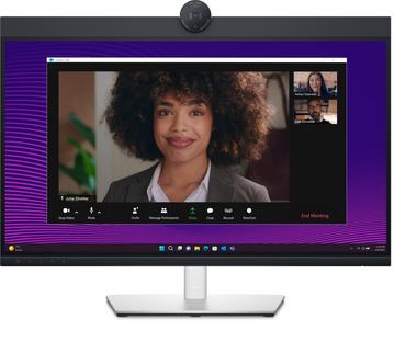 Монитор Dell P2724DEB, 27.0' Video Conferencing AG, IPS, 5ms, 1000:1, 350 cd/m2, QHD (2560x1440), 99% sRGB, Webcam, 2x5W speakers, Microphone, USB-C up to 90W PD, USB 3.2, HDMI, DP, RJ45, Height, Swivel, Tilt, Pivot, Black