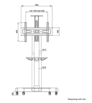 Стойка Neomounts by Newstar Mobile Flat Screen Floor Stand (32-75')