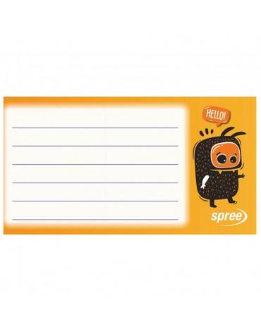 Етикети ученически Spree лепящи 160 броя