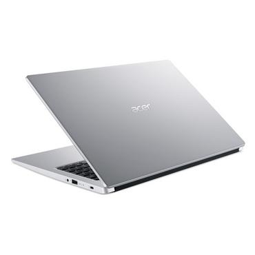 Лаптоп Acer Aspire 3, A315-44P-R8FG, AMD Ryzen 7 5700U (1.8GHz up to 4.3GHz, 8MB), 15.6' FHD IPS SlimBezel, AMD Radeon Graphics, 16GB DDR4, 512GB PCIe SSD, 802.11ax + BT, HD Camera, Silver, No Os