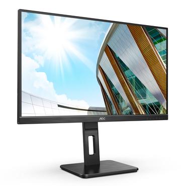 Монитор AOC Q27P2Q, 27' IPS WLED, 2560x1440@75Hz, 4ms GtG, 300cd m2, 1000:1, DCR 50M:1, FlickerFree, Low Blue Light, 2Wx2, Tilt, Height Adjust, Pivot, Swivel, D-SUB, HDMI, DP, USB hub