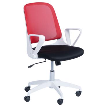 Работен стол ДИЛЯН- бял полипропилен, два цвята