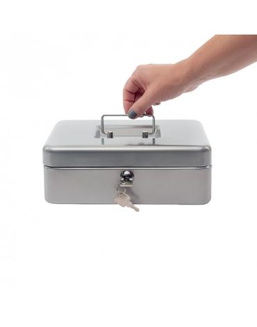 Метална кутия за пари 250х190х90 мм- затворена, с дръжка