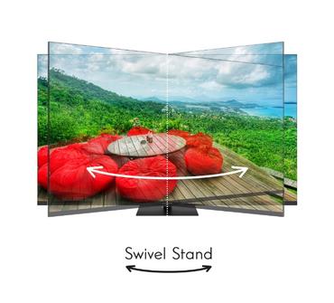 Телевизор Thomson Smart UHD TV 43'; Google TV; 3840 x 2160 (4K UHD), 4000:1, DLED, 60 Hz, DVB-T/T2/C/S/S2, HDR10, Wi-Fi, Bluetooth, LAN, HDMI 2 (2.0) + 2 (2.1), USB 2 (2.0) + 1 (3.0),Central Swivel Stand, Black