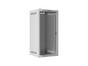 Комуникационен шкаф Lanberg rack cabinet 10' wall-mount 12U/280x310 for self-assembly with glass door grey (flat pack)