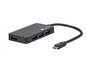 USB хъб Natec usb 3.0 hub silkworm 4-ports black usb-c