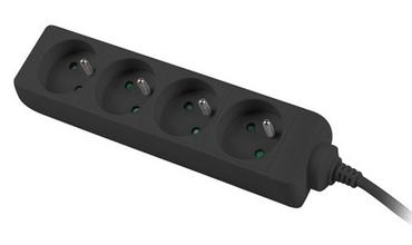 Разклонител Lanberg power strip 1m, 4 sockets,s for UPS system