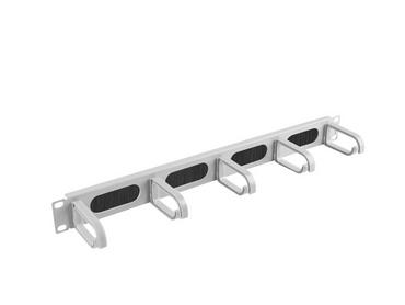 Аксесоар Lanberg 19' cable management AK-1203-S brush panel 5 rings- type b 1U, grey