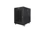 Комуникационен шкаф Lanberg rack cabinet 19' free-standing 15U/800x1000 (flat pack) with mesh door lcd black v2