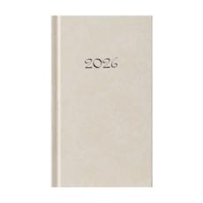 Календар - бележник СЛИМ джобен екрю