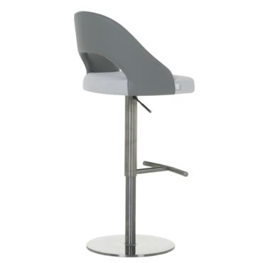 Бар столове КАРИН-снимка отстрани, степенка за крака