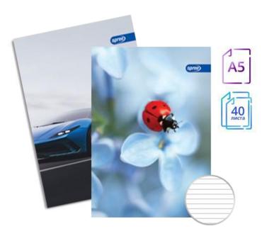 Тетрадка телчета А5 офсет 40 л редове