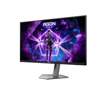 Монитор AOC AG276UZD, 26.5' QD-OLED, 3840x2160@240Hz, 0.03ms GtG, 1000cd m/2, 1.500.000:1, 80M:1 DCR, Adaptive Sync, FlickerFree, LowBlue Mode, 5Wx2, Tilt, Height Adjust, Pivot, Swivel, 2xHDMI, DP, USB hub, KVM