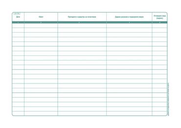 Дневник за поддържане хигиенното състояние на обекта