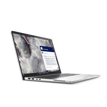 Лаптоп Dell Pro 16 Plus PB16250, Intel Core 5 120U (10 cores, up to 5.0 GHz), 16.0' FHD+ (1920x1200), AG 300 nit, 16 GB: 1 x 16 GB, DDR5, 5600 MT/s, 512 GB SSD, Integrated graphics, FHD HDR + IR Cam, FPR, Wi-Fi 6E, Backlit Kb, Win11 Pro, Aluminum, 3Y PS