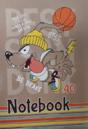Тетрадка телчета А5 офсет 40 л малки квадратчета