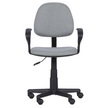 Детски стол ЛИЛИ - черна база, сив цвят