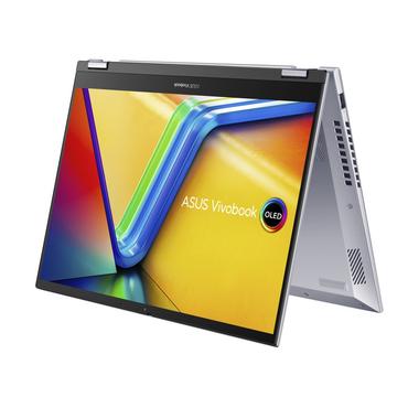 Лаптоп Asus Vivobook S Flip OLED TP3402VA-KN310W,Intel i5-13500H,14'OLED, 2.8K (2880 x 1800) Touch, DDR4 16GB,512 GB SSD, Windows 11 Home, Silver