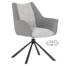 Трапезен стол СТЕЛА- сив цвят