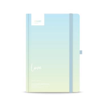 Бележник STREET A5 - синьо-зелен
