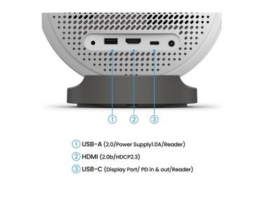 Мултимедиен проектор BenQ GV50, DLP, LASER, 1080p (1920x1080), 100K:1, 500 ANSI Lumens, 1.2X, Google TV, Auto Keystone, HDMI, USB-C with DP/PD, USB-A, BT 5.0, Wi-Fi, Speakers 5.1 2x 4W + 10W Woofer, Light Source Life ECO 30,000hrs, 2.1kg, White
