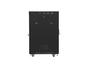 Комуникационен шкаф Lanberg rack cabinet 19' free-standing 22U/800x800 (flat pack) with glass door lcd black v2