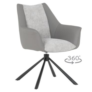 Трапезен стол СТЕЛА- сив цвят