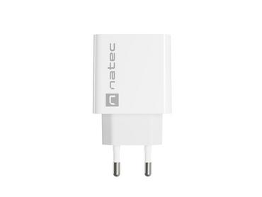 Адаптер Natec USB Charger Ribera 1X USB-C 20W, White