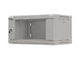 Комуникационен шкаф Lanberg rack cabinet 19' wall-mount 4U/540x350 (flat pack) with glass door grey