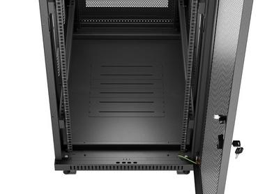 Комуникационен шкаф Lanberg rack cabinet 19' free-standing 32U/600X1000 (FLAT PACK) with mesh door LCD black