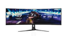Монитор Asus ROG STRIX Curved XG49VQ, 49' DFHD (3840x1080) Gaming monitor, VA, up to 144Hz, 125% sRGB, DP, HDMI, USB3.0, FreeSync 2 HDR, DisplayHDR400, AuraSync, Red+Dark Gray