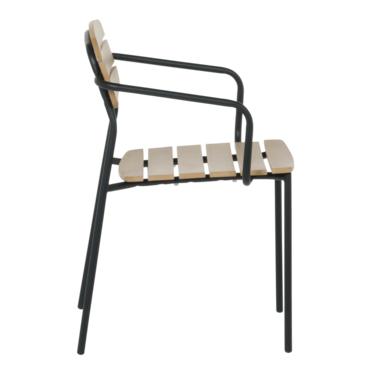 Градински стол ЙОВАН-снимка отстрани на стол