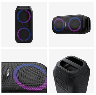 Аудио система Hisense Party speaker 2.0 Ch., 160W, BT, 12h play, Black