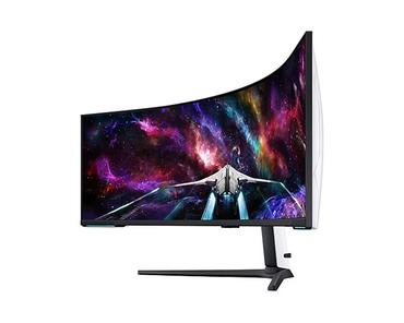 Монитор Samsung LS57CG952, 57' Odyssey Neo G95NC 57' Quantum Mini-LED Dual UHD, 7680x2160, 240Hz 1ms, HDMI, USB Hub, White/Black