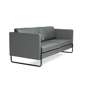 Диван триместен ПЕРСЕНК PRL 03 - сниман отстрани, сив на цвят