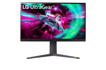 Монитор LG 32GR93U-B, 32', UltraGear IPS 1ms, AG, UHD 4K (3840x2160), 144Hz, HDR 400, 700:1, 400cd/m2, DCI-P3 95%, USB3.0 (1up/2down), VRR, AMD Free-sync, NVIDIA G-Sync, HDMI, DisplayPort, Height Adjustable, Pivot, Tilt, Headphone Out, Black