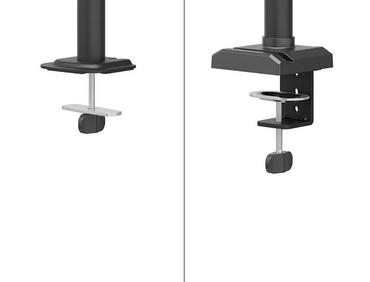 Стойка Neomounts Nero Double Flat Screen Desk Mount  (phone holder+Quick-fix clamp/grommet)