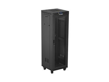 Комуникационен шкаф Lanberg rack cabinet 19' free-standing 37U/600X600 (FLAT PACK) with mesh door LCD black