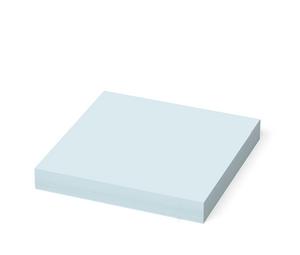 Самозалепващи листчета 75х75мм син пастел