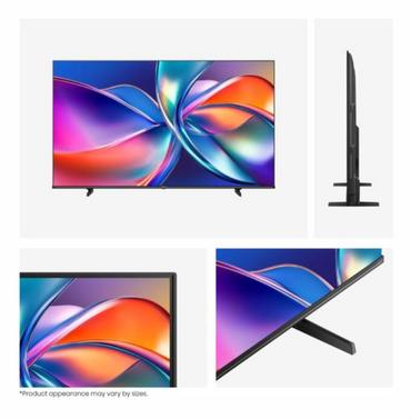 Телевизор Hisense 75' E7Q, 4K Ultra HD 3840x2160, QLED, Quantum Dot, HDR 10+, HLG, Dolby Vision, DTS Virtual X, Smart TV, Light Sensor, WiFi Direct, BT, Anyview Cast, 3xHDMI, 2xUSB, LAN, CI+, DVB-T2/C/S2, Black
