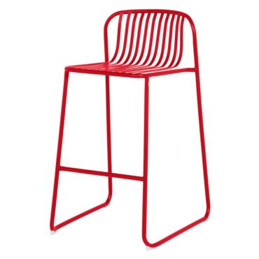 Бар стол КЛАРА-снимка отпред, метален бар стол