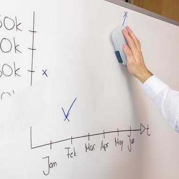 Гъба за бяла дъска Schneider микрофибър- изтриване на дъска