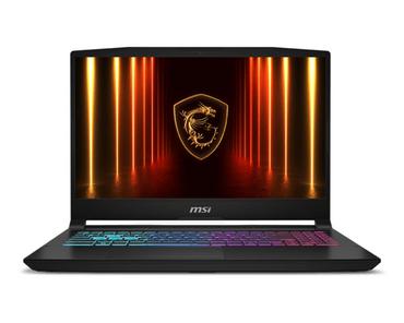 Лаптоп MSI Katana 15 HX B14WEK, i5-14450HX (10C/16T 6P+ 4E, up to 4.8Ghz), NVIDIA GeForce RTX 5050 8GB GDDR7 440 AI TOPS, 15.6' QHD (2560x1440) 165Hz, IPS-Level, 16GB DDR5 2x8 5600MHz, 512GB SSD Gen4x4, Intel WiFi 6E, BT5.3, 4 Zone RGB Kbd, NO OS, 2.4kg