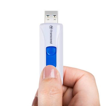 Памет Transcend 64GB JETFLASH 790, USB 3.1, white