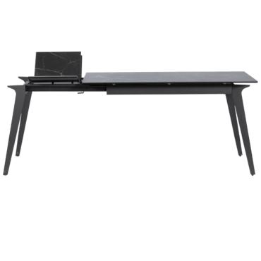 Трапезна маса ЛАВРА разтегателна- черен цвят