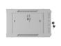Комуникационен шкаф Lanberg rack cabinet 19' wall-mount 4U/600x450 with perforated door grey (flat pack)